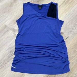 Loved by Heidi Klum Blue Maternity Tank Blouse size M
